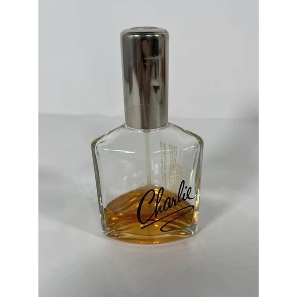 charlie Other - Vintage 1973 Charlie Perfume Spray Bottle 2 fl oz Original Fragrance 1/4 Full